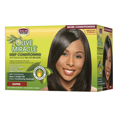 African Pride Olive Miracle Deep Conditioning Relaxer - ANNS BEAUTY SUPPLY